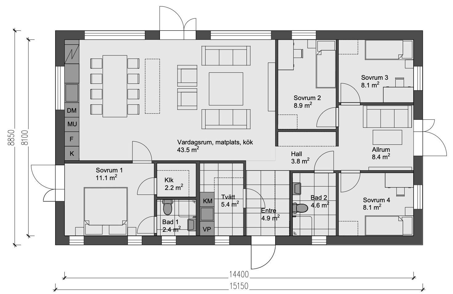 Solhem 6 — planritning