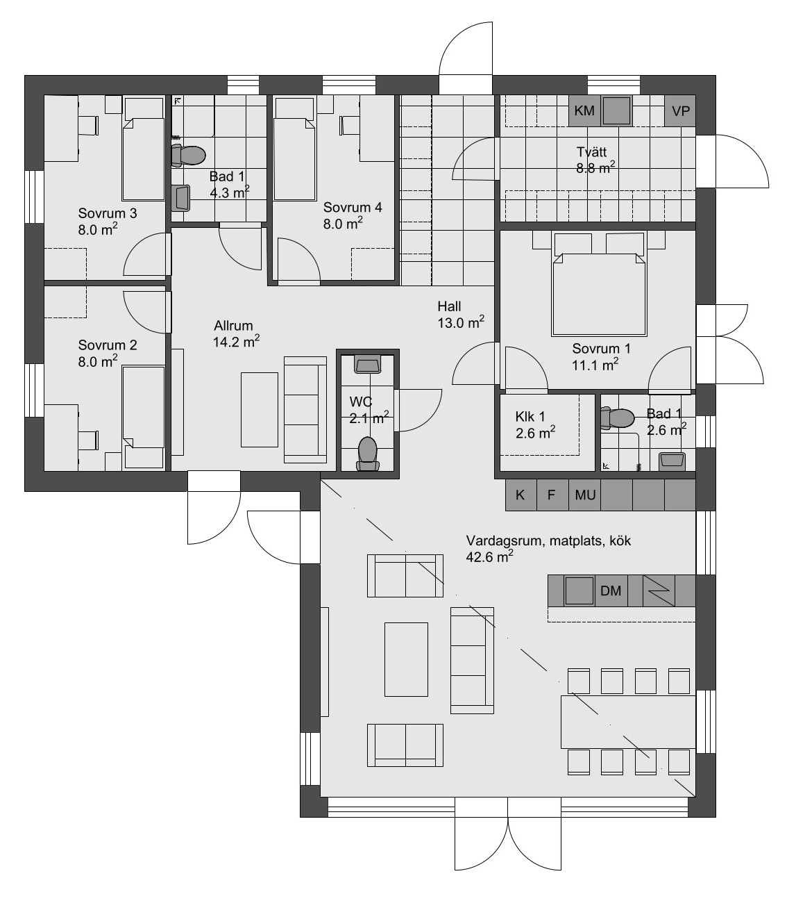 Floor Plan Solhem V 2